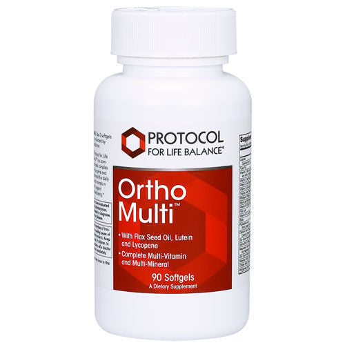 Protocol For Life Balance Ortho Multi With Flax Seed Oil 90 Softgels - P3816