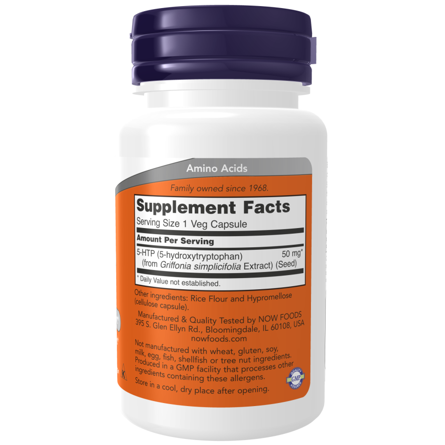 Now Foods 5-HTP 50 mg 30 Vcaps - 0097