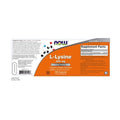 Now Foods L-Lysine 500mg 100 Vcaps - 0110 - 3 Pack