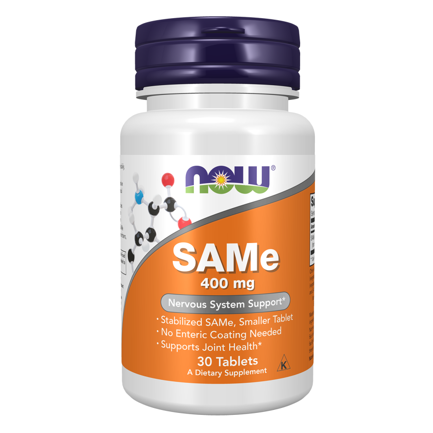 Now Foods SAMe 400 mg 30 Tablets - 0139