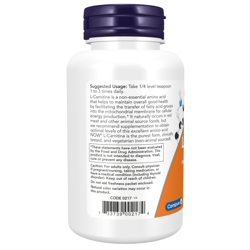 Now Foods L-Carnitine Pure Powder 3oz - 0217