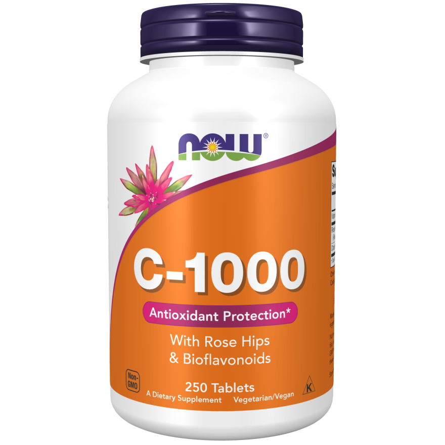 Now Foods Vitamin C-1000 250 Tablets - 0687