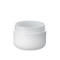 1 oz White Double Wall Jar with Lid 53-400 12 Pack