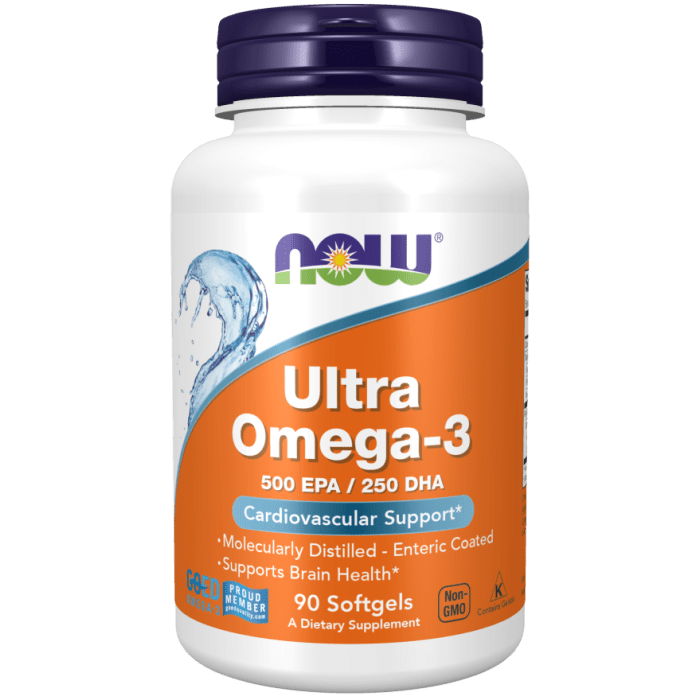 Now Foods Ultra Omega-3 Bovine Gelatin 90 Softgels - 1661