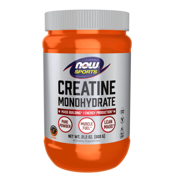 Now Sports Creatine Monohydrate Powder 21.2 Oz - 2031