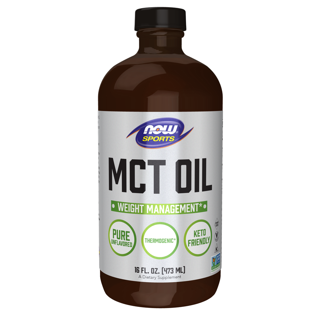 Now Sports MCT Oil Liquid 16oz - 2211 -