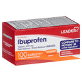 Leader Ibuprofen 200 Mg Caplets 100ea