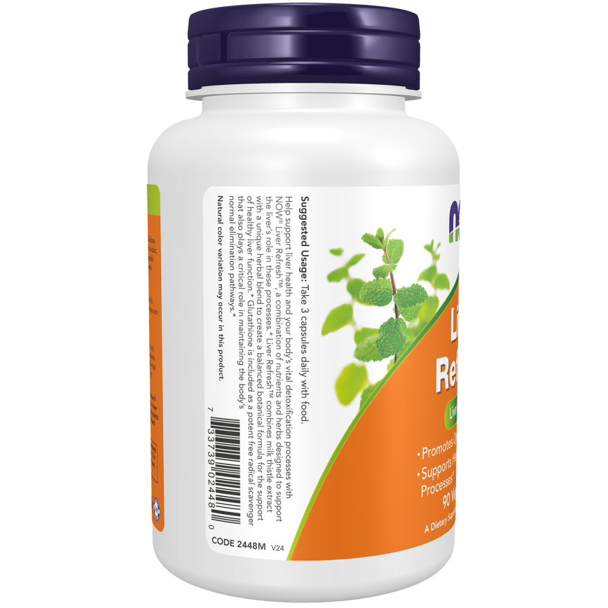 Now Foods Liver Refresh 90 Vcaps - 2448 - 2 Pack