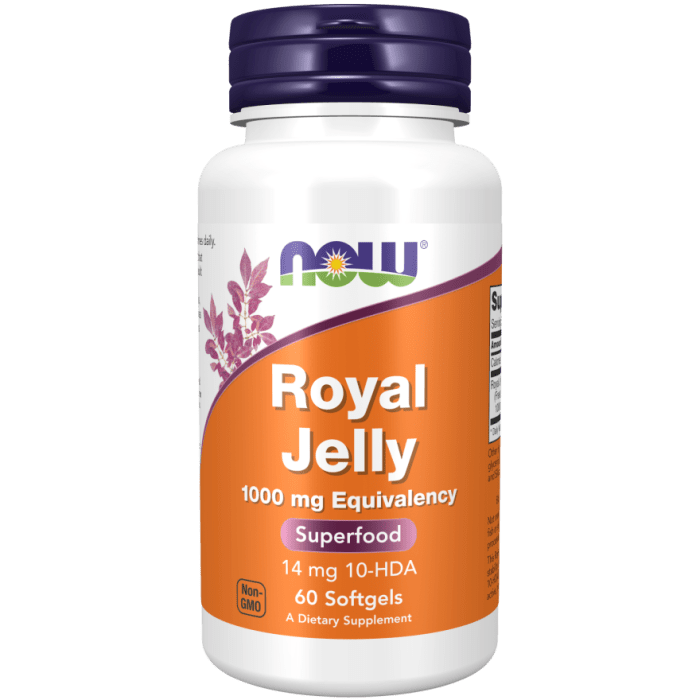 Now Foods Royal Jelly 1,000 mg 60 Softgels - 2560