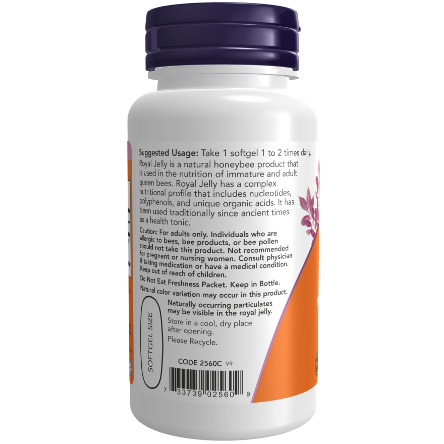 Now Foods Royal Jelly 1,000 mg 60 Softgels - 2560