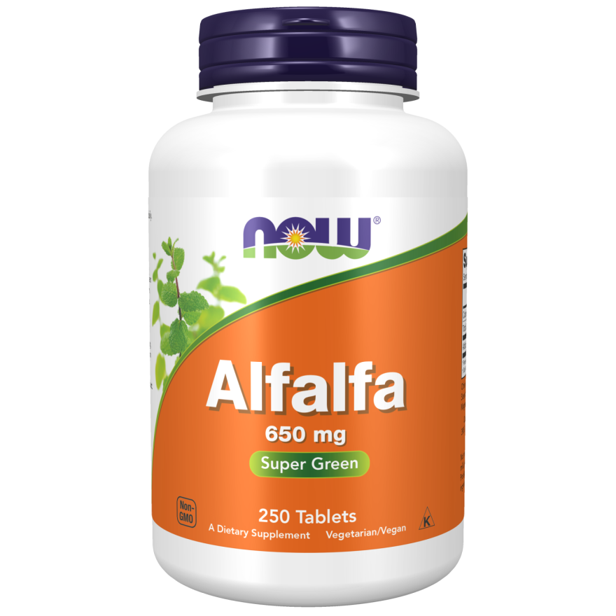 Now Foods Alfalfa 650 mg 250 Tablets - 2620