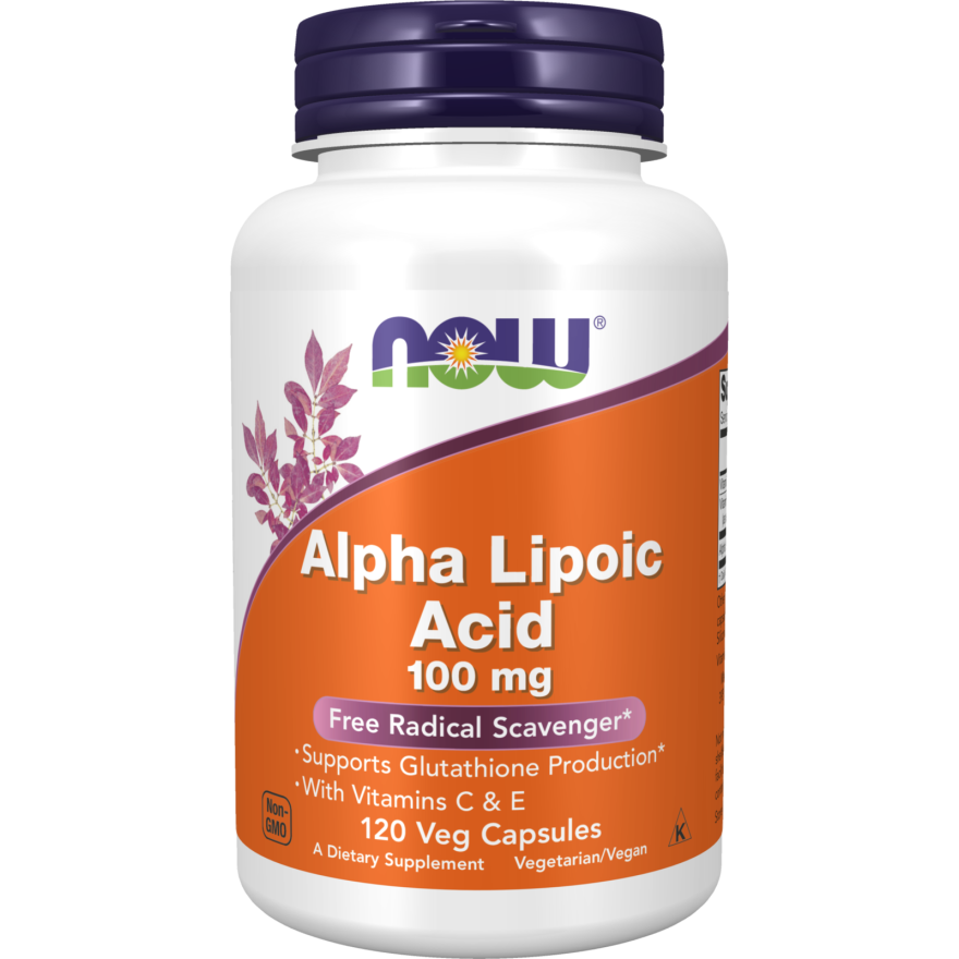 Now Foods Alpha Lipoic Acid 100 mg 120 Vcaps - 3041