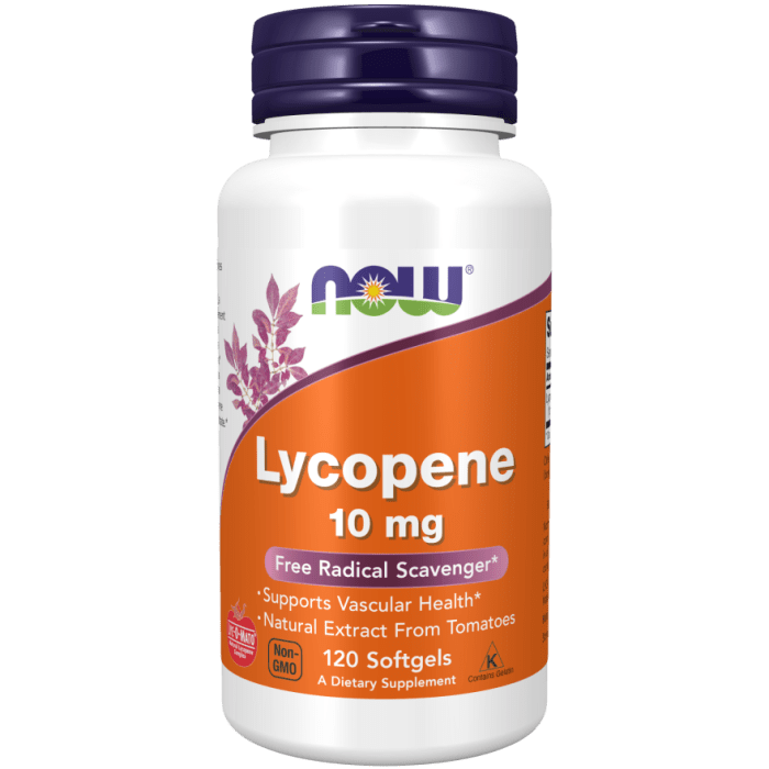 Now Foods Lycopene 10 mg 120 Softgels - 3061