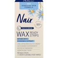 Nair Sensitive  Face Wax Ready Strips 40 Ct