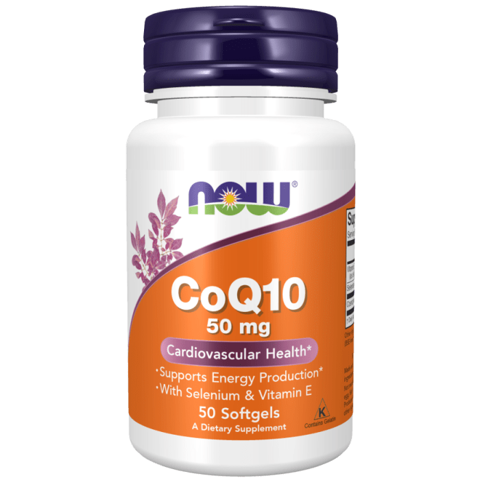 Now Foods CoQ10 50 mg 50 Softgels - 3192