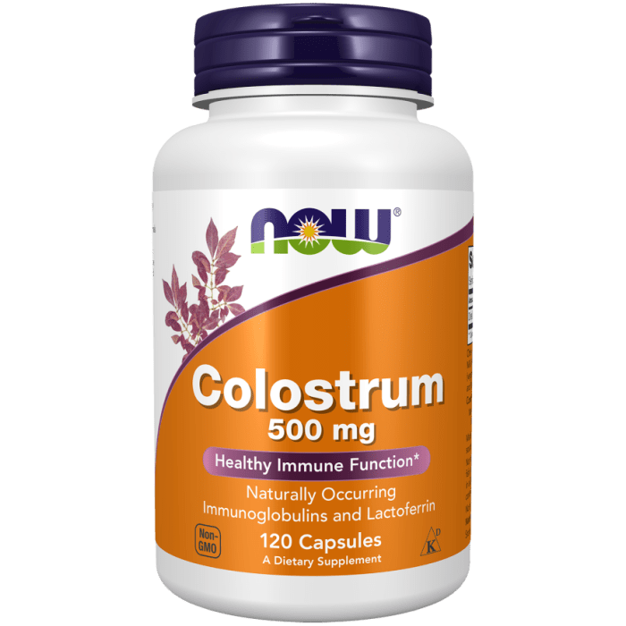 Now Foods Colostrum 500 mg 120 Vcaps - 3216