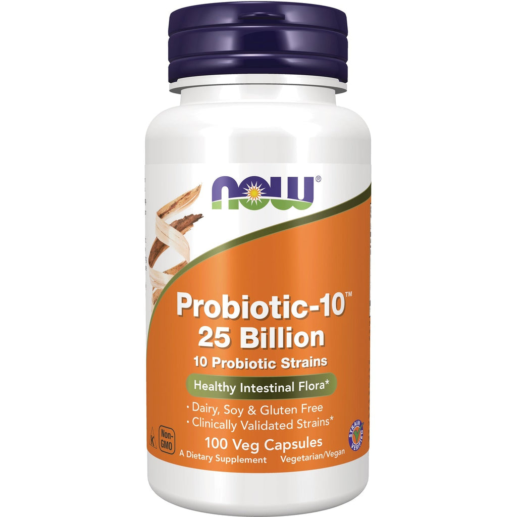 Now Foods Probiotic-10 25 Billion 100 Vcaps - 2933 - 2 Pack
