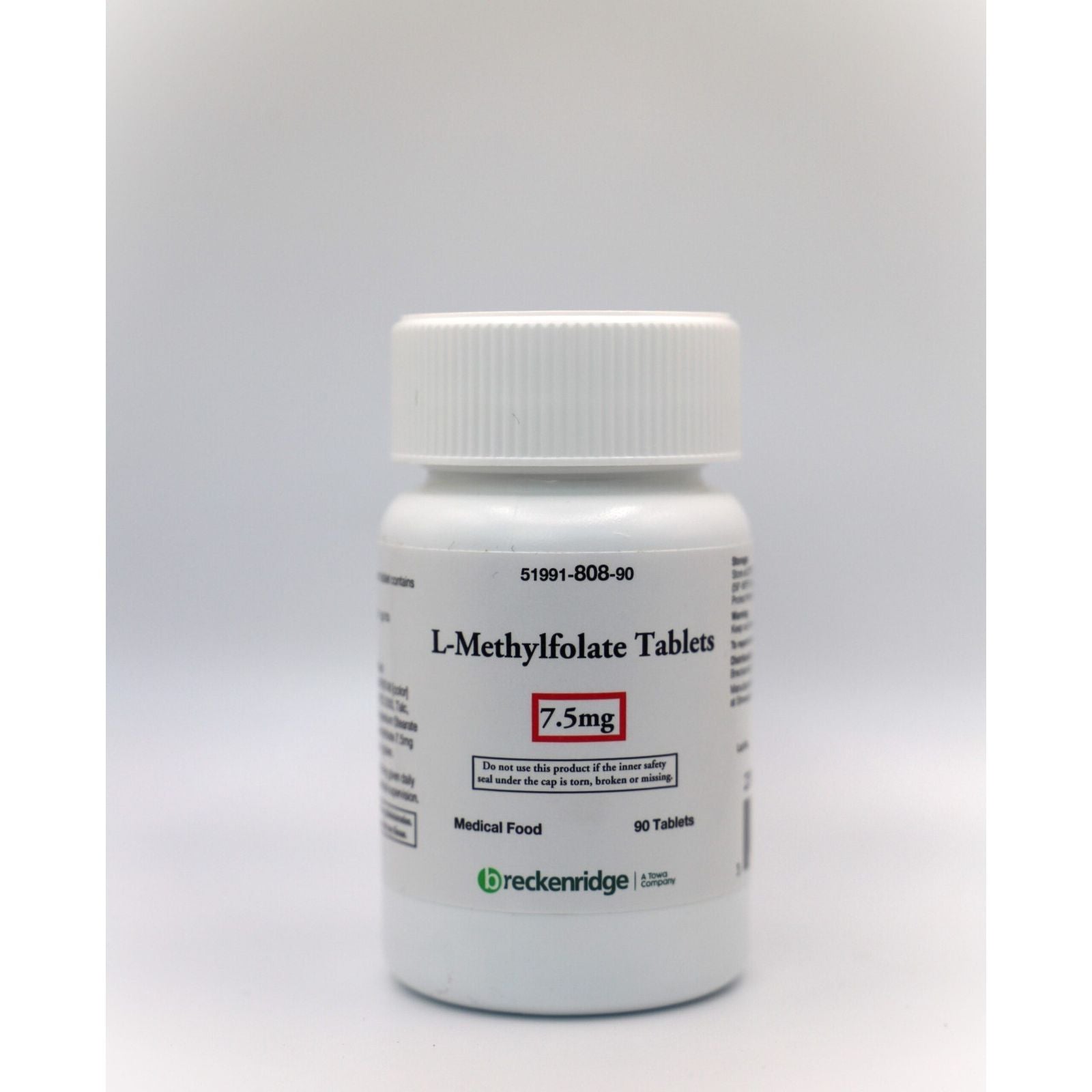 L-Methylfolat 7.5mg Caplets 30ct Levomefolate Calcium ORAL TABLET 7.5 MG