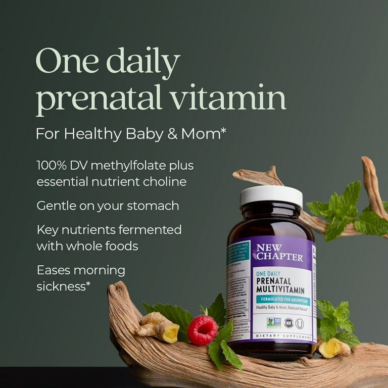 New Chapter One Daily Prenatal multivitamin 90 Vcaps