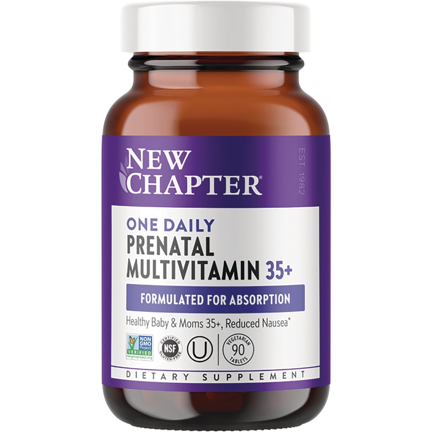 New Chapter One Daily Prenatal Multivitamin 35+ 90 Vcaps