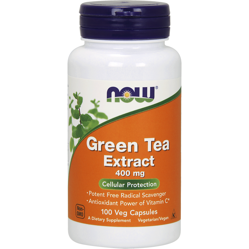 Now Foods Green Tea Extract 400 mg 100 Vcaps - 4705
