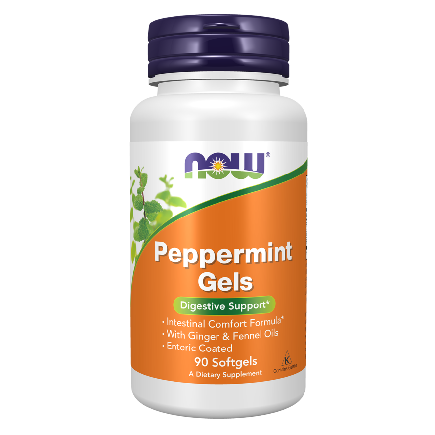 Now Foods Peppermint Gels 90 Softgels - 4727