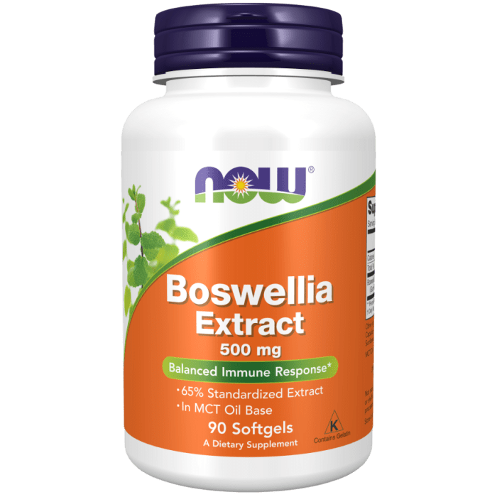 Now Foods Boswellia Extract 500 mg 90 Softgels - 4936 -