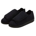 Silverts Black Reusable Slippers Size 10 / 2X-Wide Slip-Resistant Sole