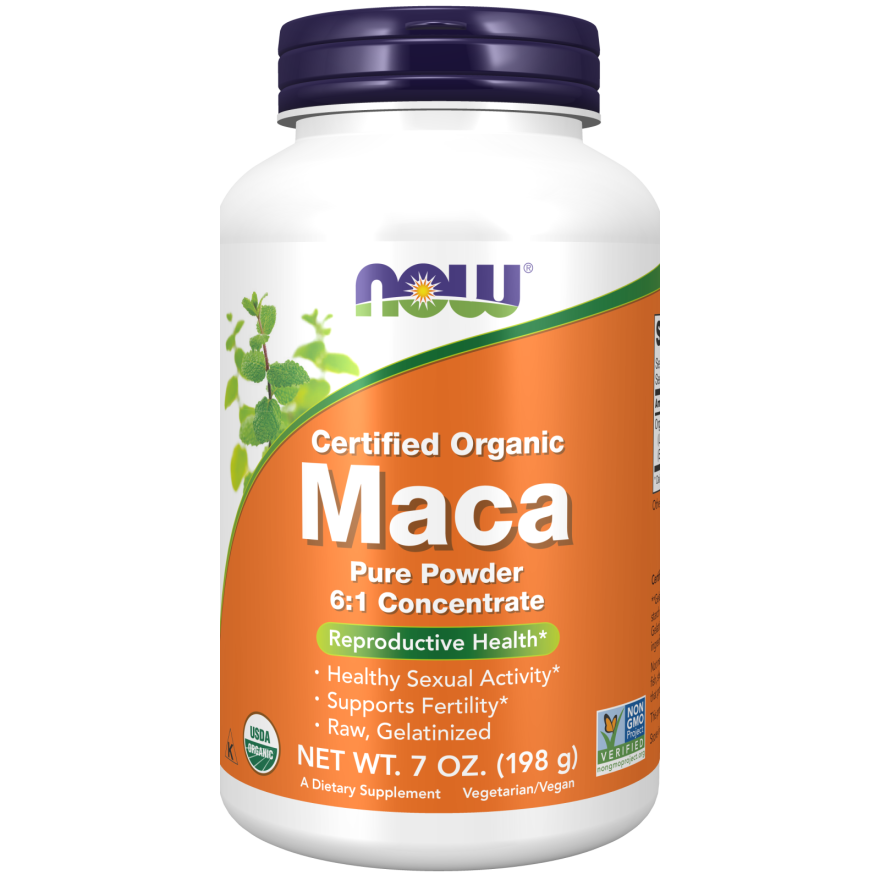 Now Foods Maca Pure Powder Organic 7oz - 5035 -