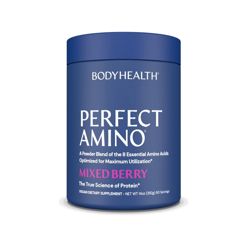 BodyHealth PerfectAmino Powder Mixed Berry 60 Servings 392 Grams