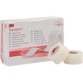 3M Transpore Surgical Tape - 1 Inch Wide (Transparent, Box of 12 Rolls)