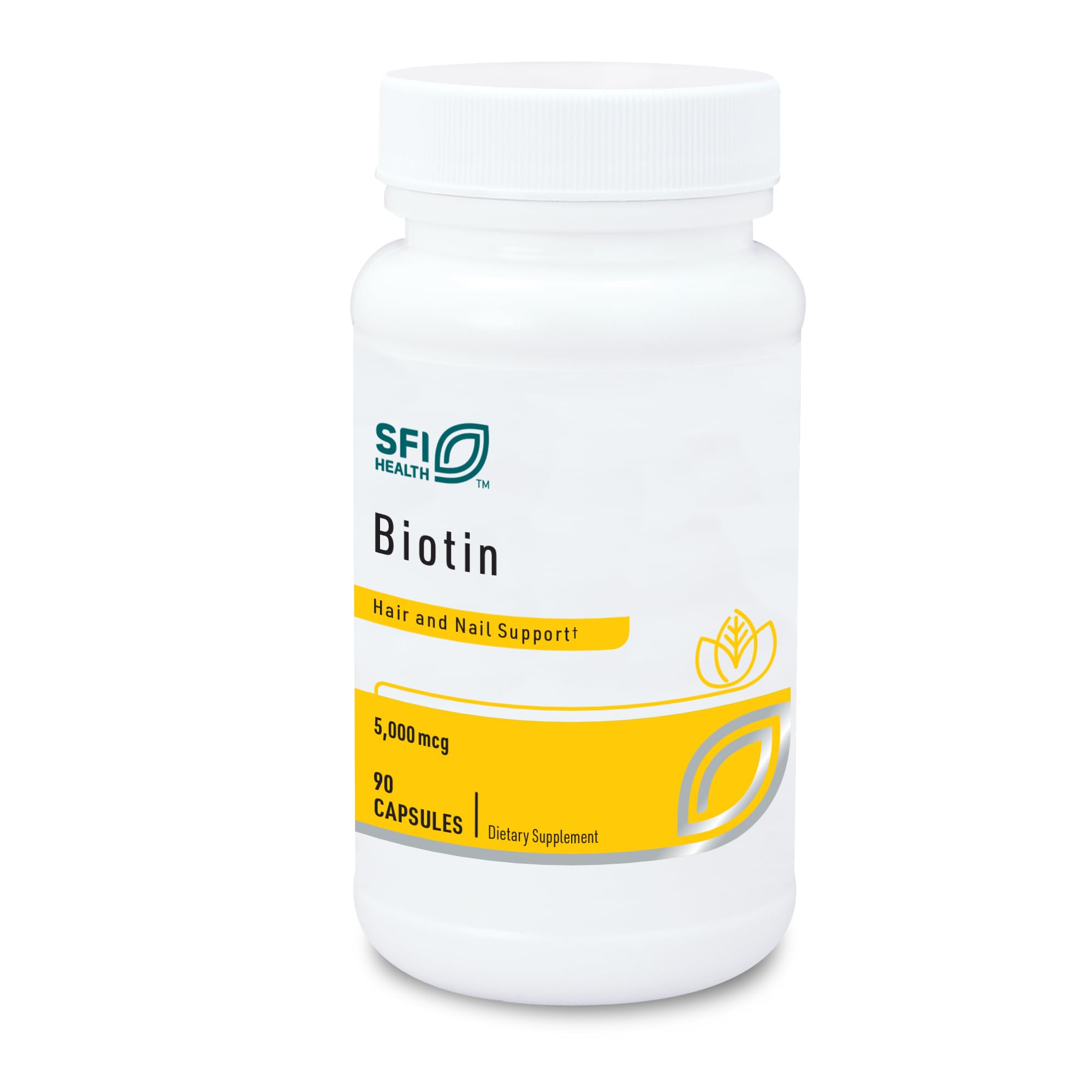 Klaire Labs Biotin 5000 mcg 90 Capsules