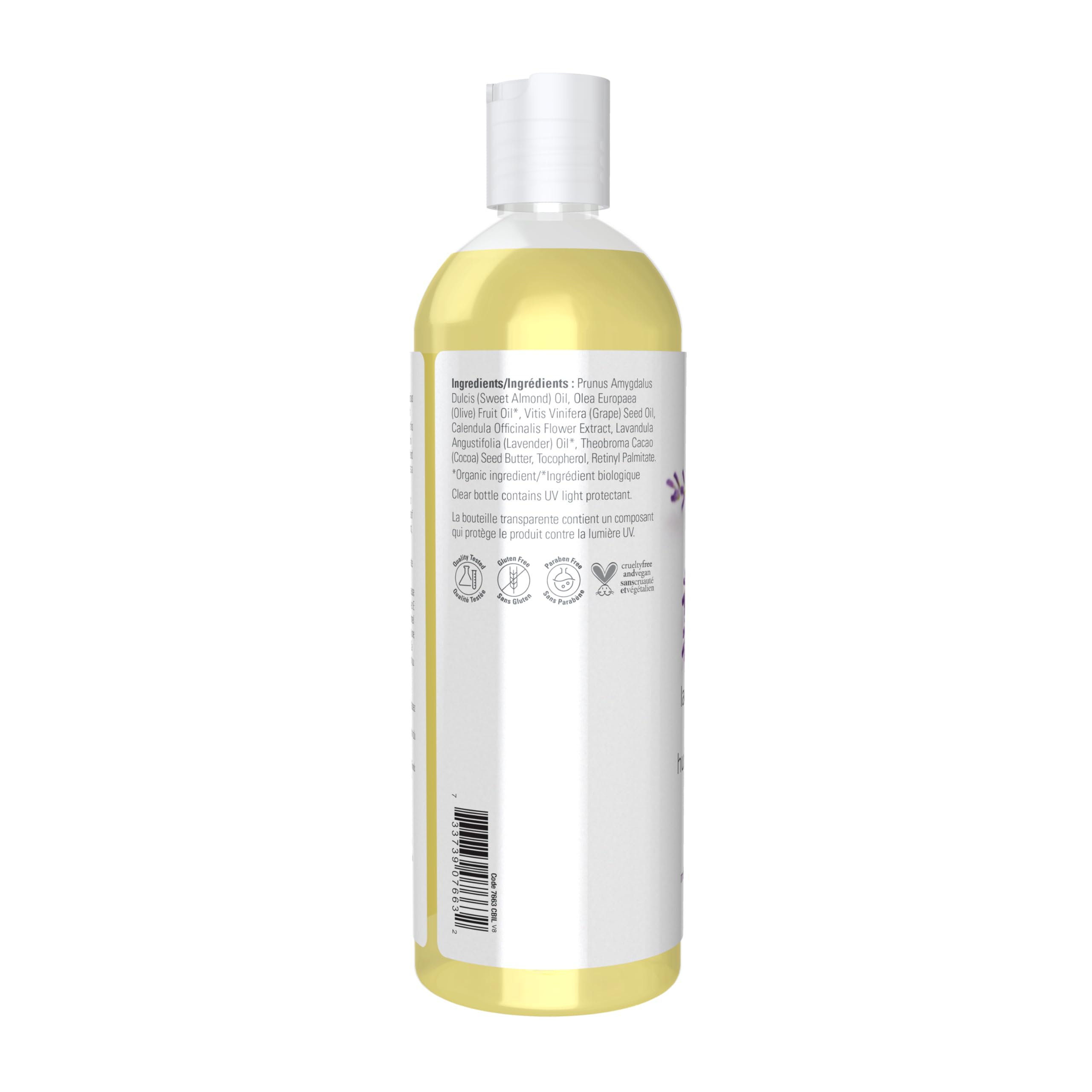 Now Solutions Lavender Almond Massage Oil 16oz - 7663