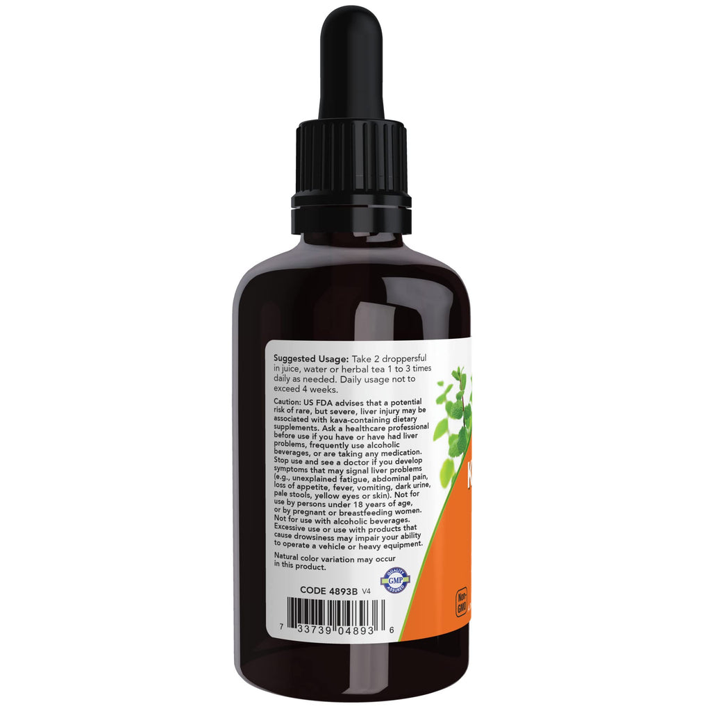 Now Foods Kava Kava Extract Liquid 2oz - 4893