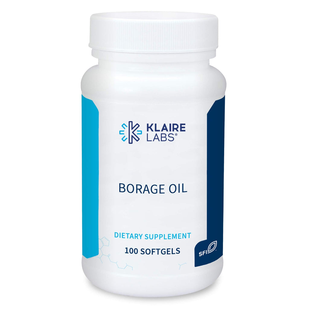 Klaire Labs Borage Oil 1,000 mg 100 Softgels