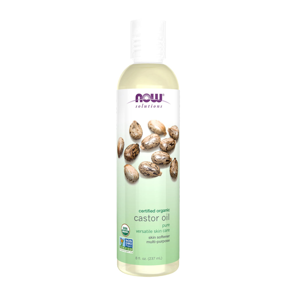 Now Solutions Castor Oil Organic 8oz - 7657