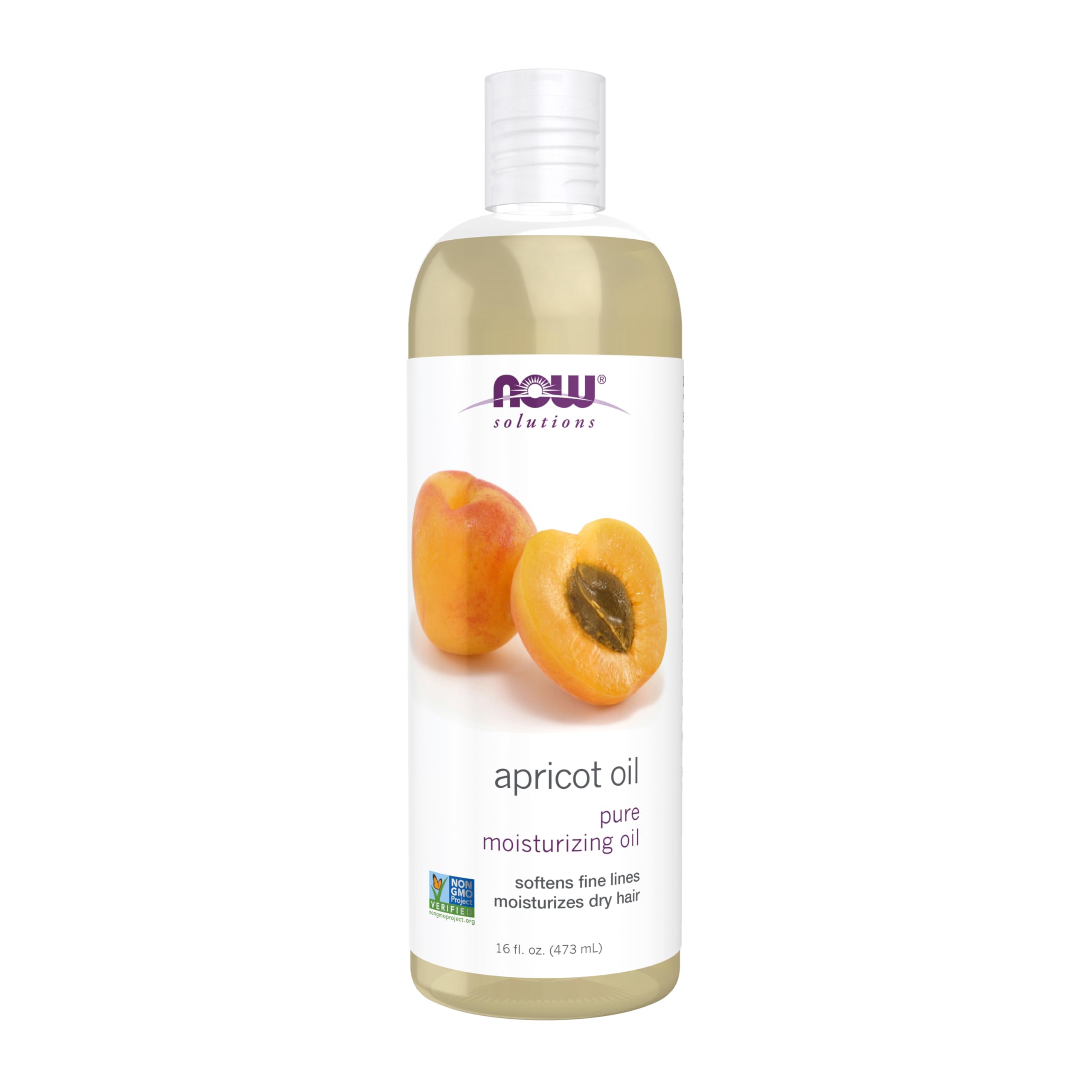 Now Solutions Apricot Kernel Oil 16 Oz - 7666