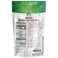 Now Real Food Golden Flax Seed Meal Organic 12 oz - 6274