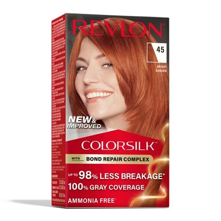 Revlon Colorsilk Beautiful Color Permanent Hair Color 045 Bright Auburn
