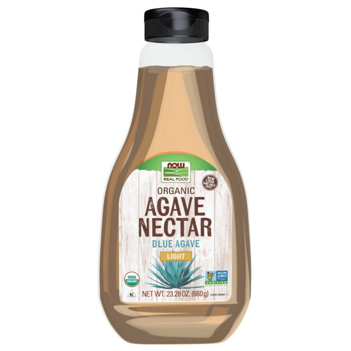 Now Real Food Organic Light Agave Nectar 23.28oz - 6906