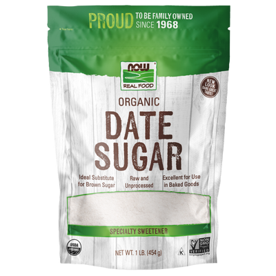 Now Real Food Date Sugar 1 Pound - 6920 -
