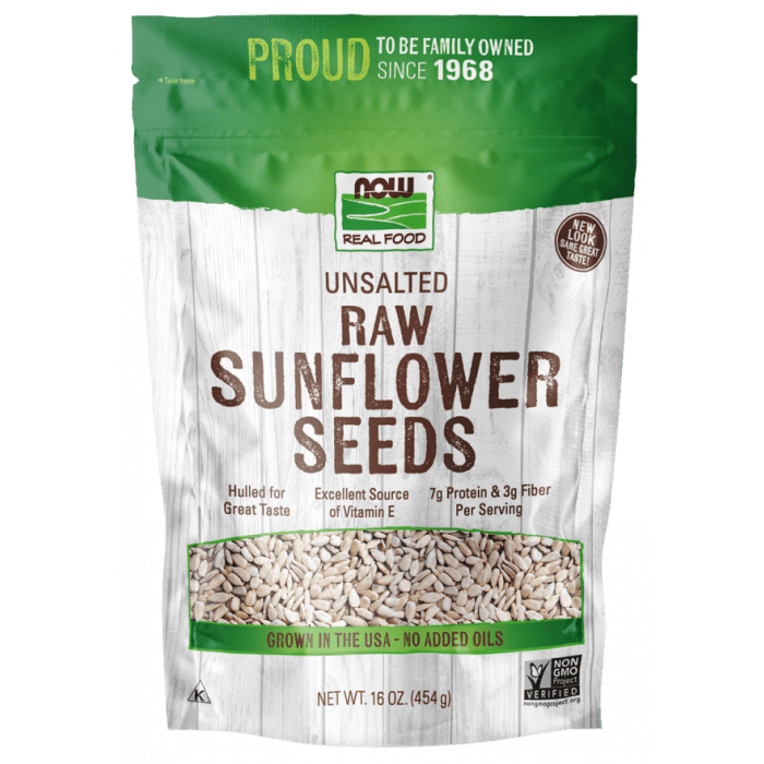 Now Real Food Sunflower Seeds Roasted & Salted 16oz - 7054