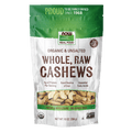 Now Real Food Cashews Organic Whole Raw Unslated 10oz - 7066
