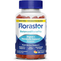 FLORASTOR DIGESTIVE AND METABOLIC SUPPORT PROBIOTIC BLEND GUMMIES PEACH LEMONADE -- 56 VEGETARIAN GUMMIES