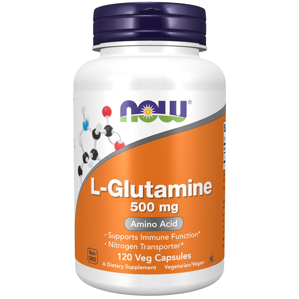 Now Sports L-Glutamine 500 mg 120 Vcaps - 0092