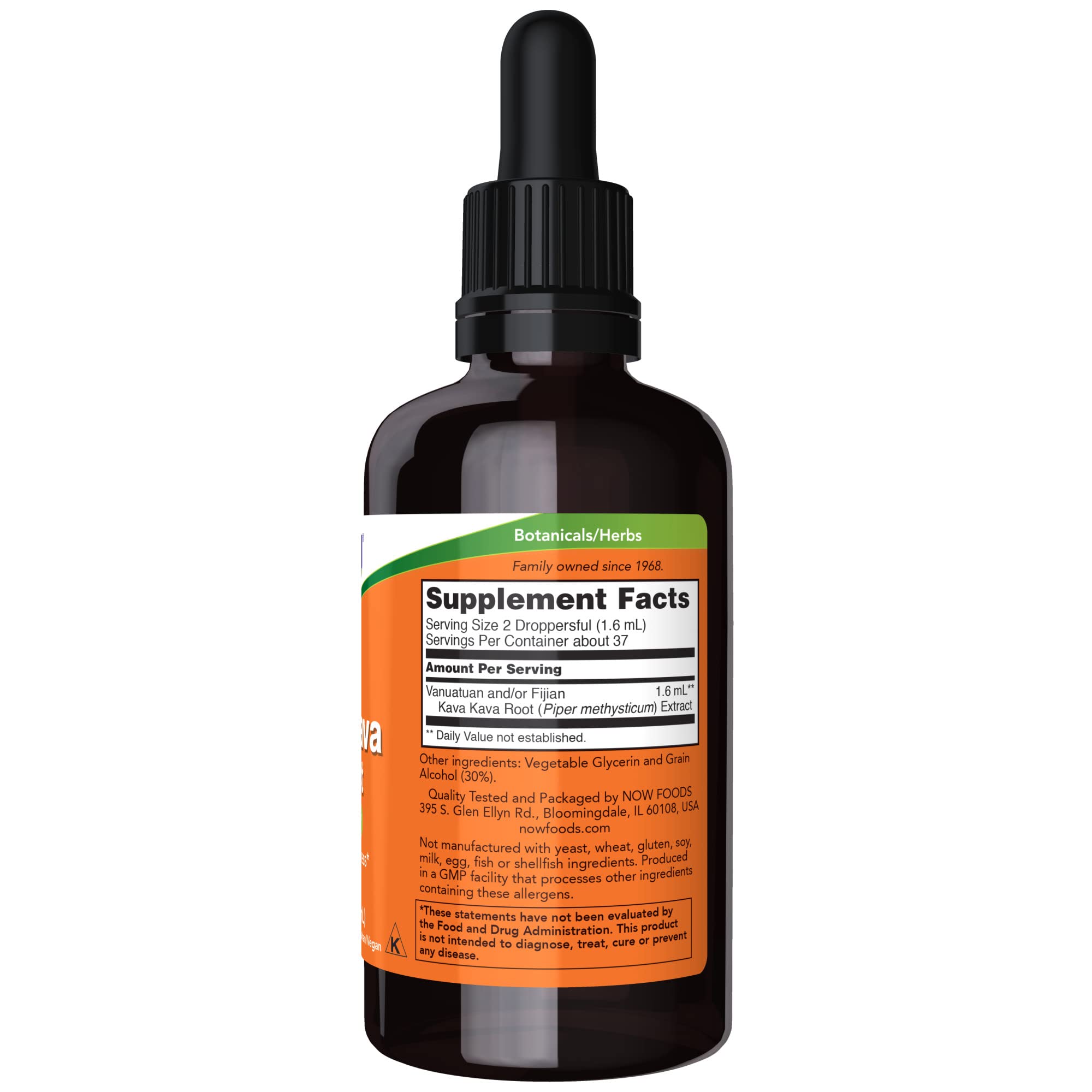 Now Foods Kava Kava Extract Liquid 2oz - 4893
