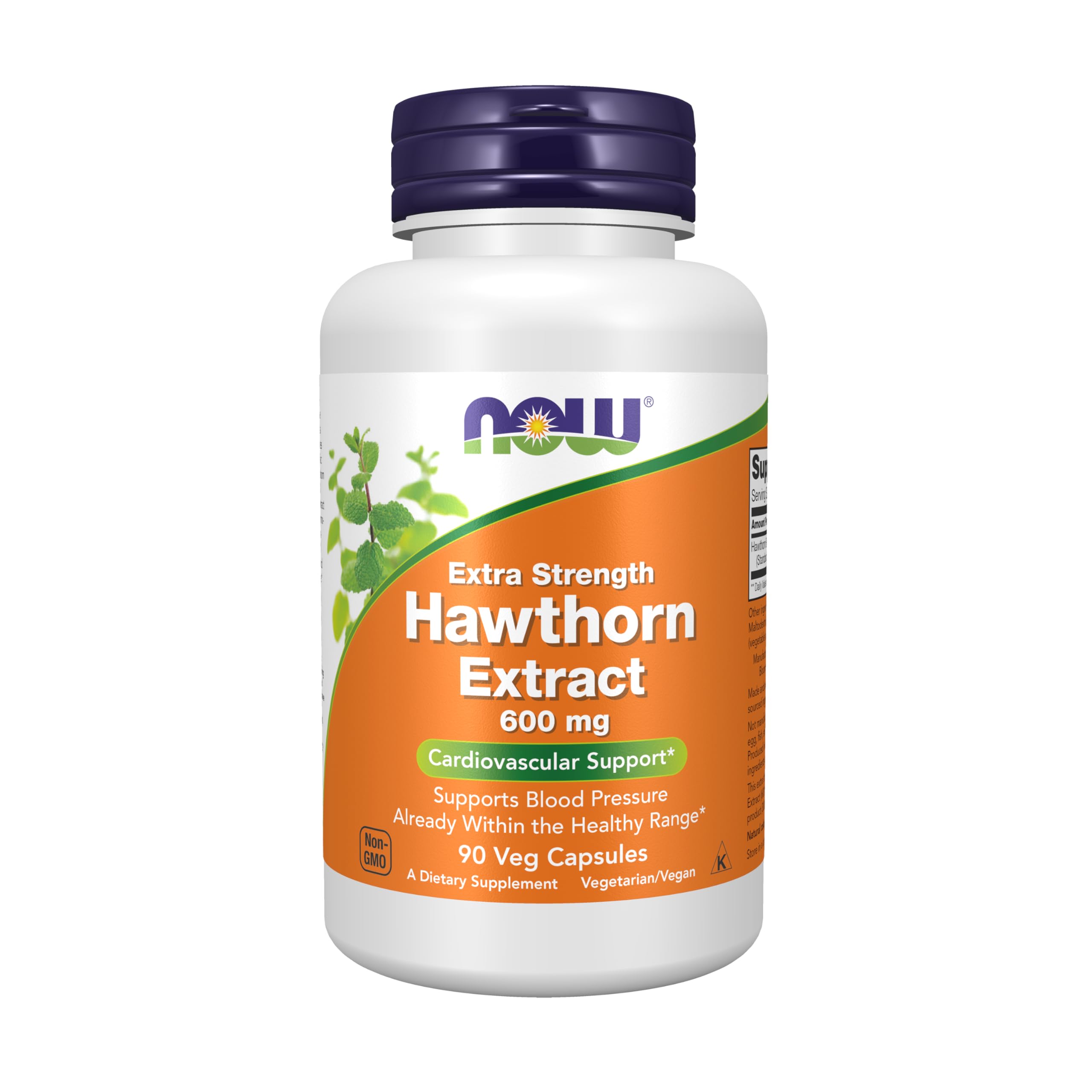 Now Foods Extra Strength Hawthorn Extract 600mg 90 Vcaps - 4699 -