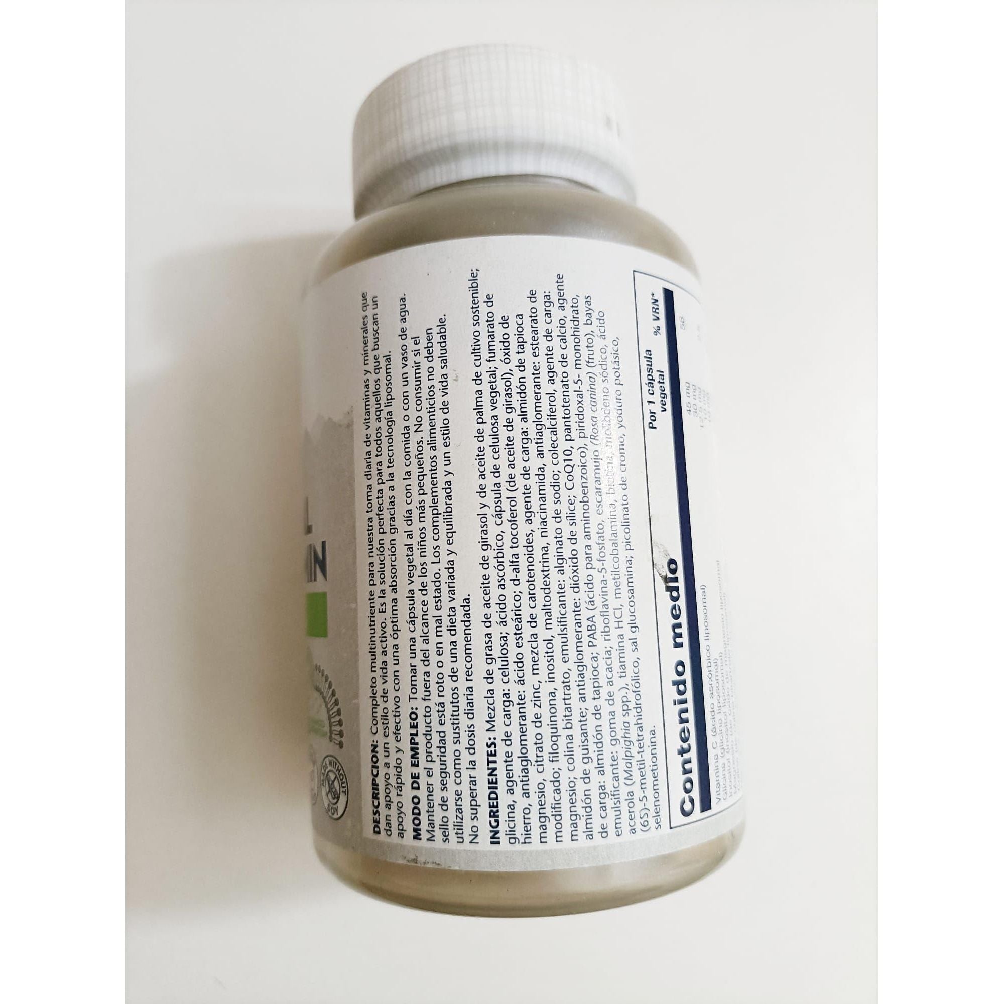 SOLARAY Liposomal Multivitamin for Men & Women, High Potency, Enhanced Absorption Vitamin C, Vitamin D, Biotin, Methyl B-12, Odor Neutral & Gentle Digestion, 30 Servings, 60 VegCaps