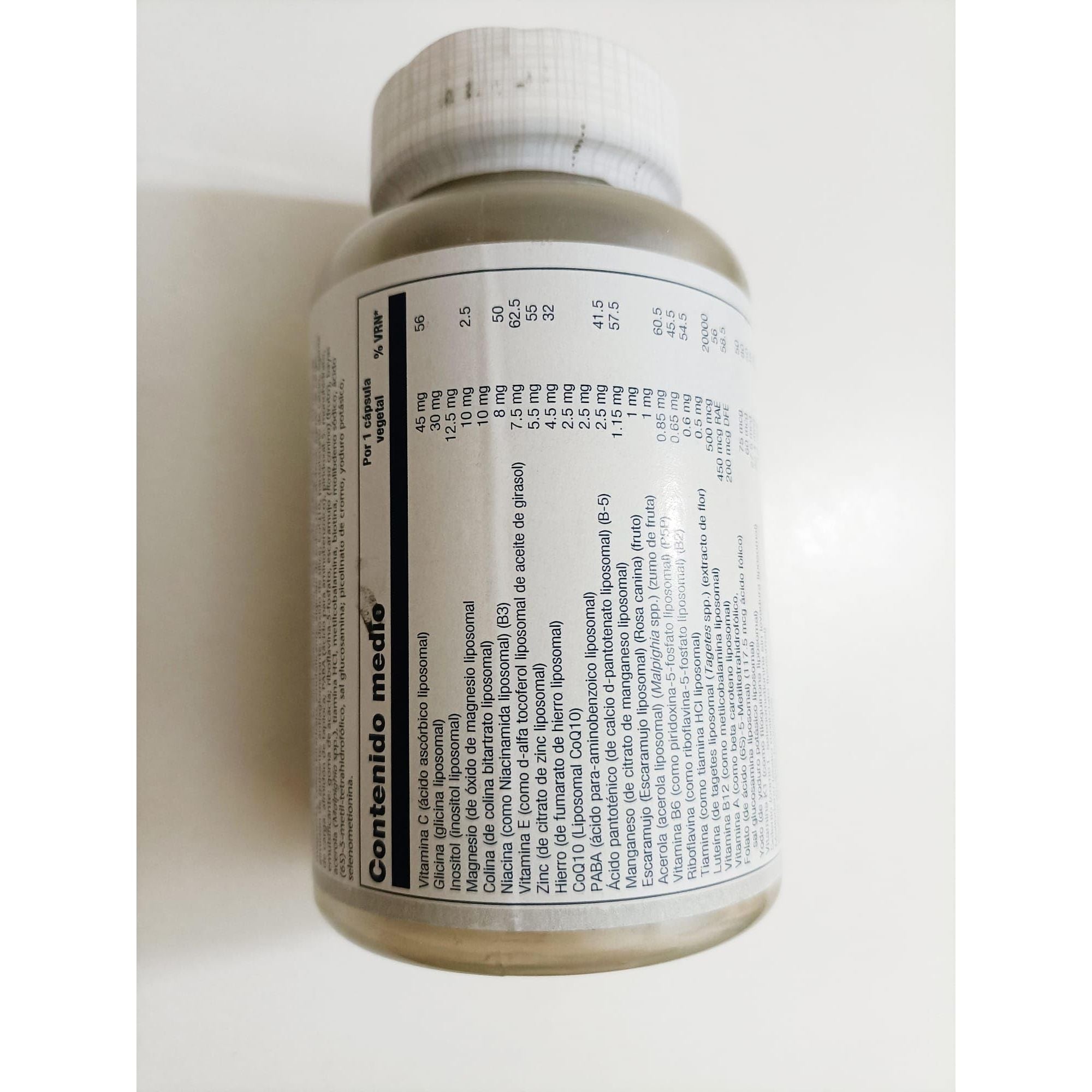 SOLARAY Liposomal Multivitamin for Men & Women, High Potency, Enhanced Absorption Vitamin C, Vitamin D, Biotin, Methyl B-12, Odor Neutral & Gentle Digestion, 30 Servings, 60 VegCaps