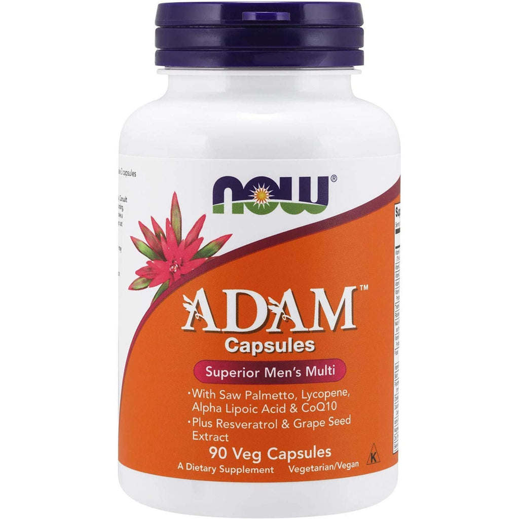 Now Foods ADAM Men's Multiple Vitamin 90 Vcaps - 3878 - 2 Pack